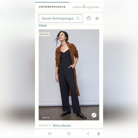 ANTHROPOLOGIE Maeve Jumpsuit - Picture 1 of 5